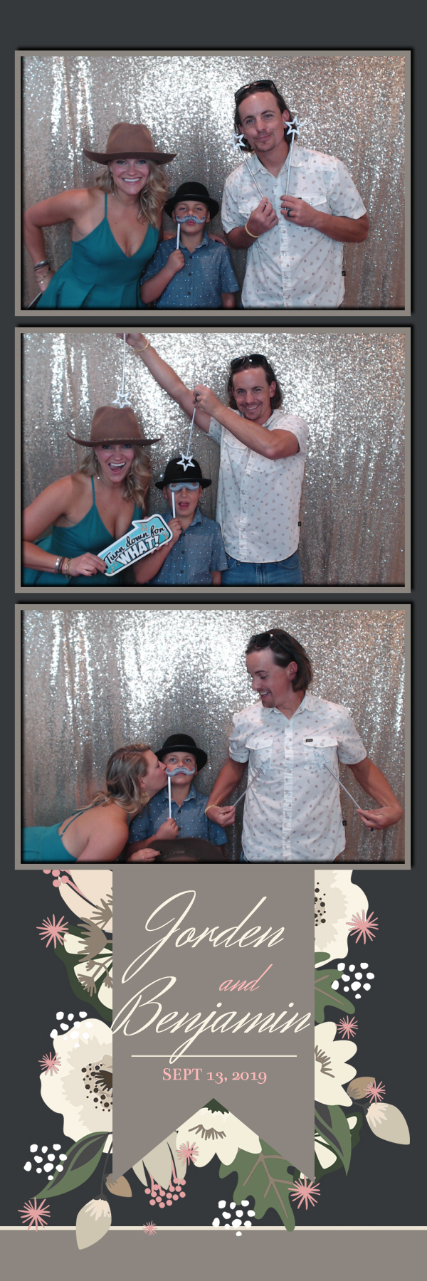 Jorden and Benjamin are getting hitched | View more photos from the event at gallery.photoboothbillings.com/u/PhotoBoothBillings/Jorden-and-Benjamin-are-getting-hitched